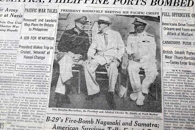 1944 Pearl Harbor Conference...