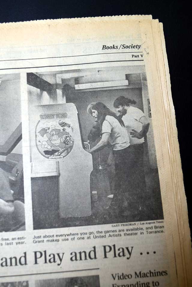 Golden age of video game arcades in 1982...