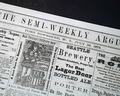 Early Washington territorial newspaper...  - Image 1