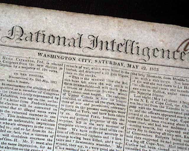 War of 1812...