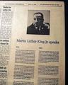 African-American newspaper reports on M.L.King's funeral... - Image 6