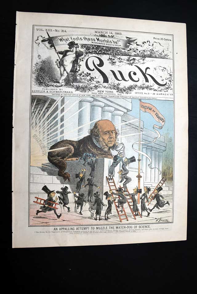 Famous for the colorful  political cartoons...