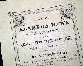 "Alameda News" advertisement broadside... - Image 1