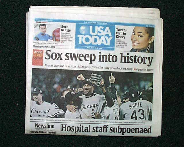 Photos: White Sox win the World Series on Oct. 26, 2005 – Daily Press