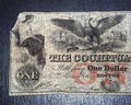 One dollar bank note from 1852... - Image 2