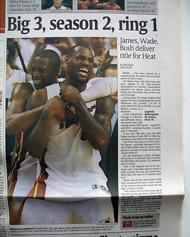 Miami Heat, LeBron James hailed after Finals win – The Denver Post