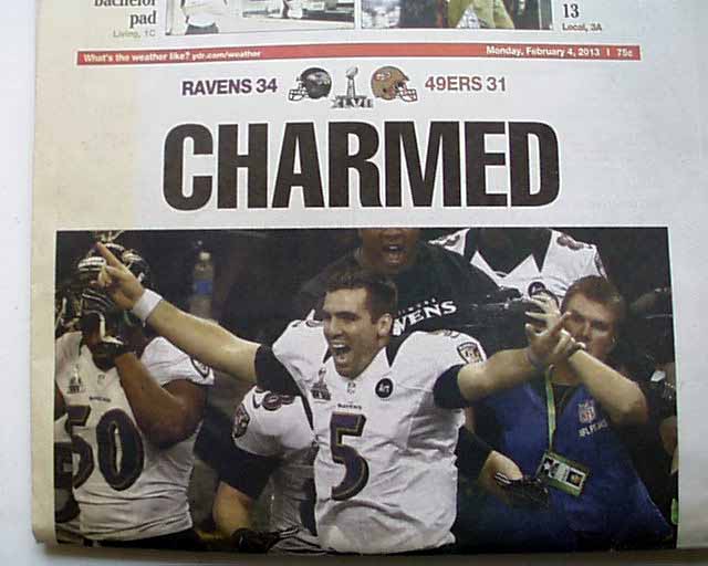 Baltimore Ravens won Super Bowl XLVII 8 years ago today