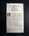 Rare broadsheet edition with limited content... - Image 4