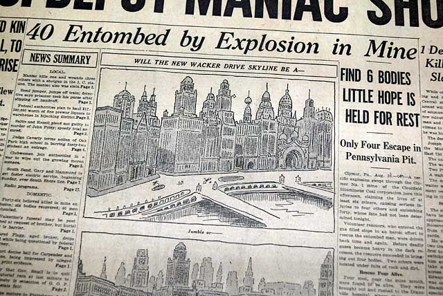 CHICAGO DAILY TRIBUNE, Aug. 27, 1926&nbsp;* Clymer PA No. 1 (Sample...