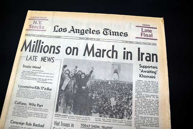 LOS ANGELES TIMES, Jan. 19, 1979&nbsp;* The Arba'een demonstration...