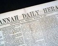 From Savannah before the end of the Civil War... - Image 1