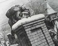 Nast's Santa Claus about to come down the chimney... - Image 6