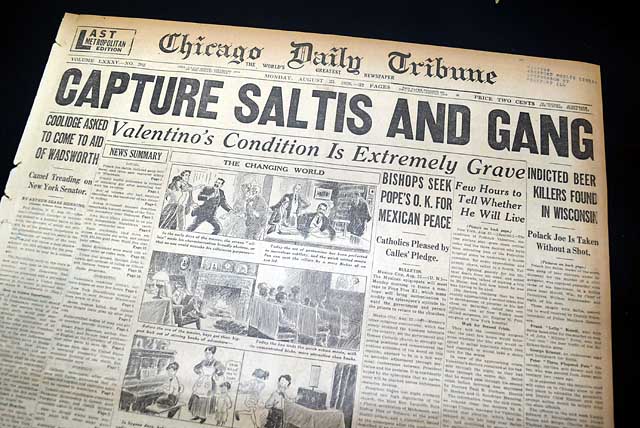 1930 Chicago gangland war in full swing...