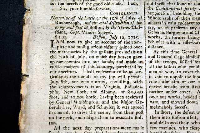 England declares war against America...