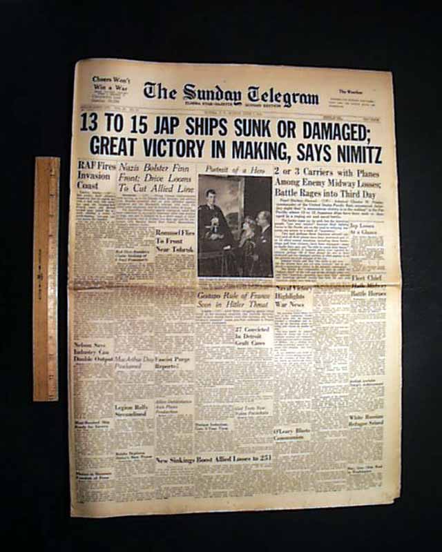 battle-of-midway-begins-in-1942-rarenewspapers