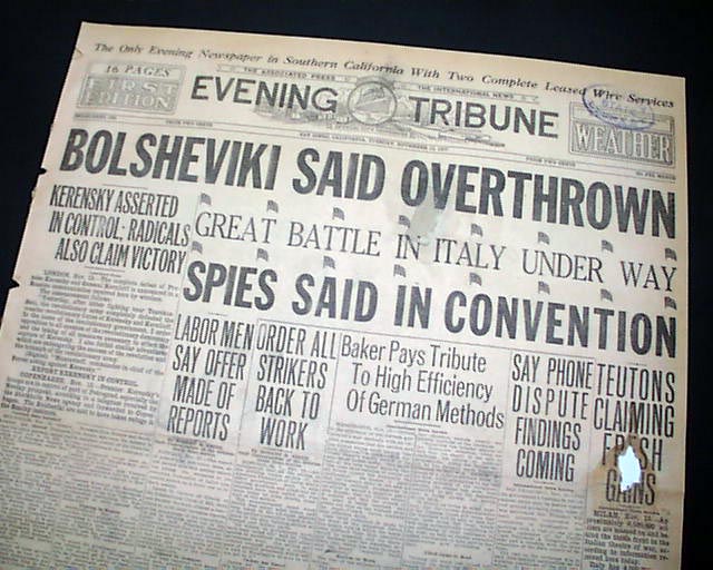 1917 October Socialist Revolution...