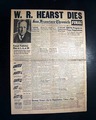 Death of William  Randolph Hearst, in one of his newspapers... - Image 5