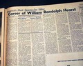 Death of William  Randolph Hearst, in one of his newspapers... - Image 7