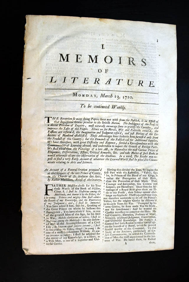 The first issue published...