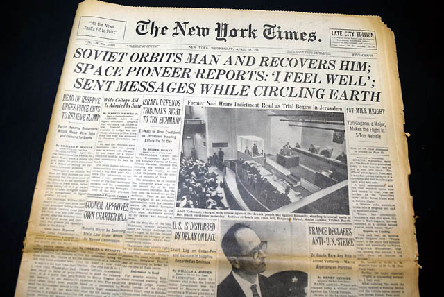 Soviets take the lead in the space race...