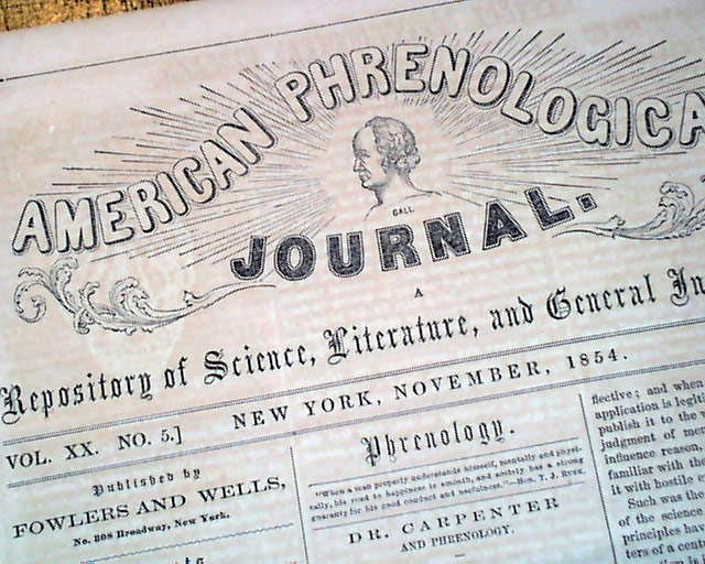 The phrenological character of two notables... - RareNewspapers.com