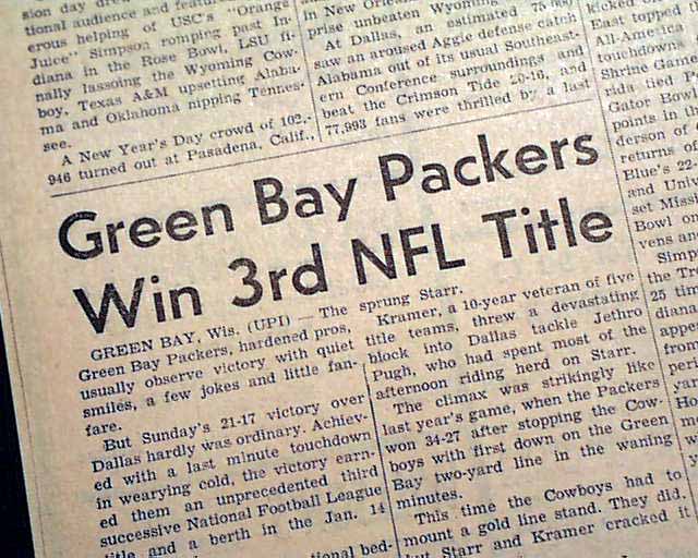 green bay packers newspapers