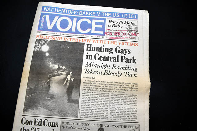 Attack on Dick Button & others in Central Park...