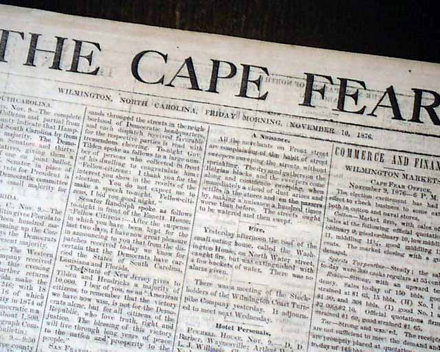 Tilden won the Presidential election?