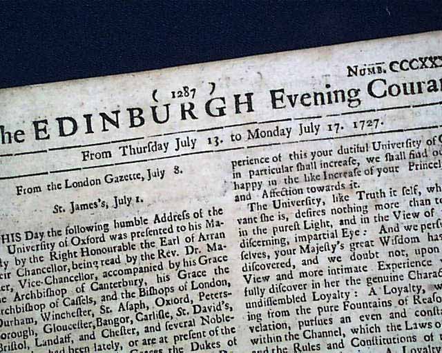 Very early from Edinburgh...