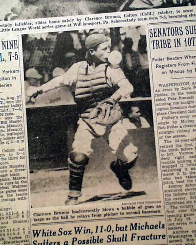 Schenectady NY Little League champions....