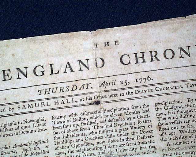 Much on the Revolutionary War in this rare title...