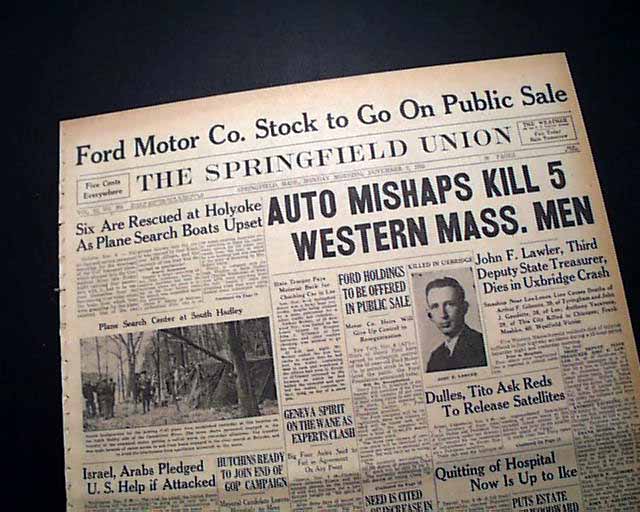 Henry Ford Ford Motor Company Stock Going Public