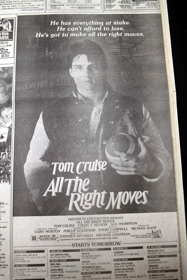 "Jurassic Park" - review & premiere ad in a Los Angeles newspaper...