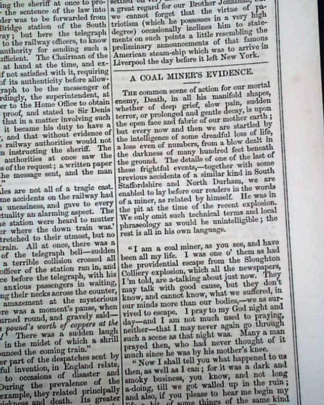 Rare 1850 magazine by author Charles Dickens literature