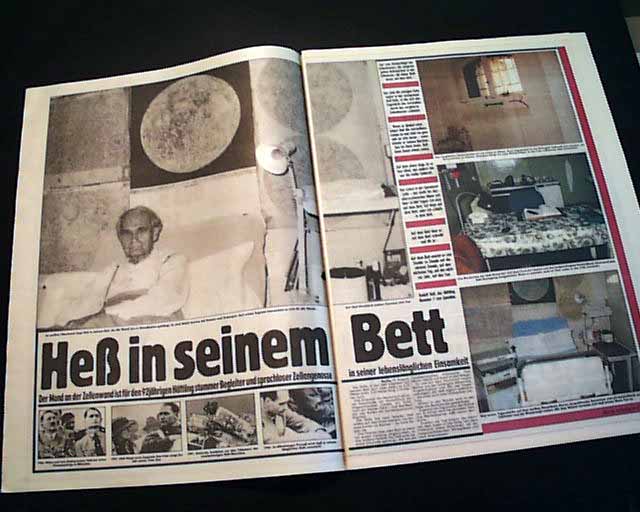 Death Of Rudolf Hess In A German Newspaper RareNewspapers Com   Image015 