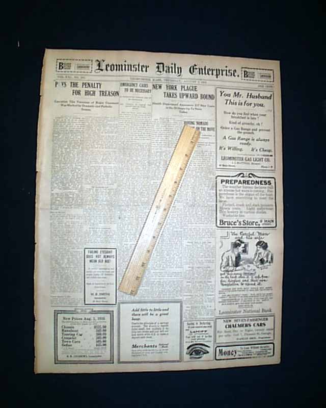 Roger Casement executed in 1916....