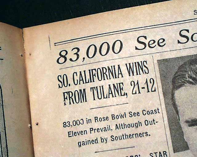 1932 rose bowl