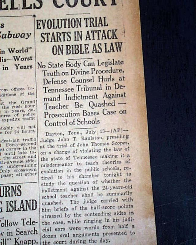 Monkey trial essay 04 image