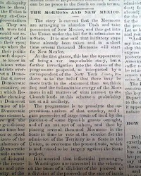 Mormons in New Mexico....