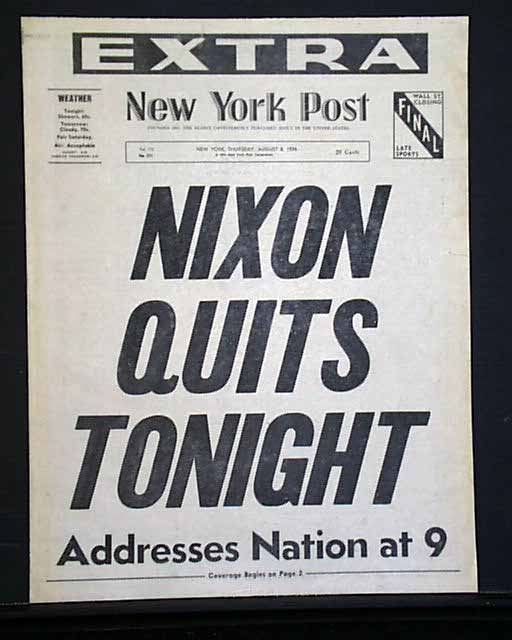 President Nixon Resigns 