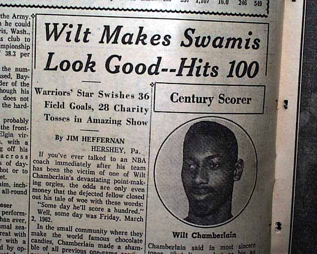 Lot Detail - Circa 1963-64 Wilt Chamberlain San Francisco Warriors