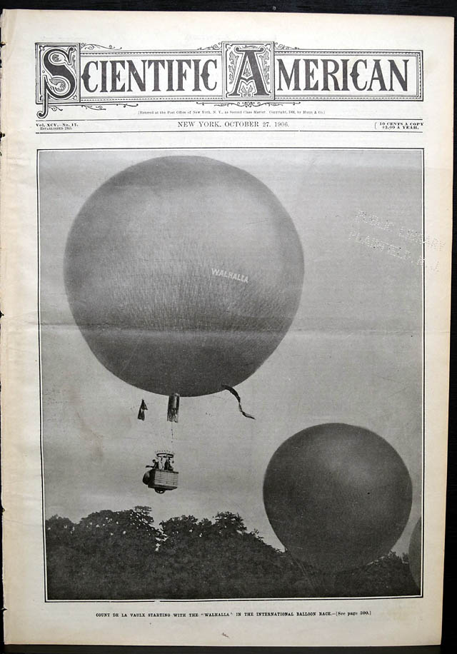 1st Gordon Bennett Cup...  Ballooning...