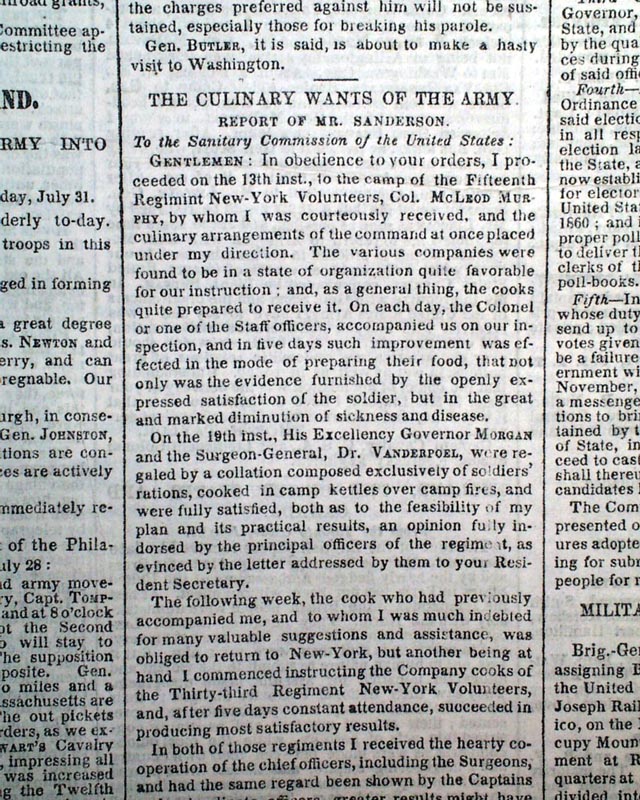 1861 Civil War Leesburg VA....