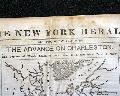 The Advance On Charleston... Fort Sumter... - A Great Civil War Map issue... - Image 2