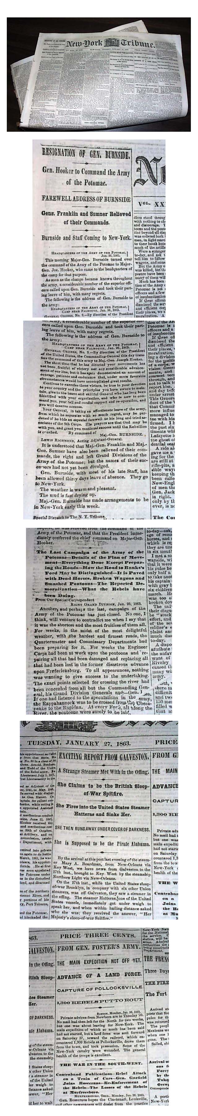 1863 Capture of Pollocksville North Carolina...