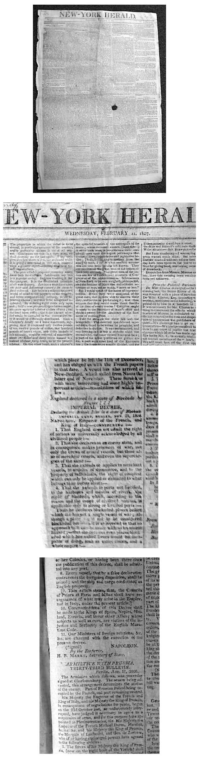 Berlin Decree... Napoleon... -